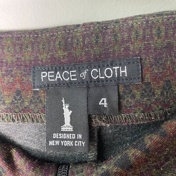 Peace of Cloth Pant Kaylee Knit Front Zipper Size 4 - Picture 5 of 8